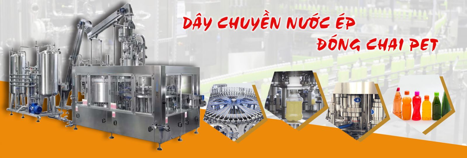 Dây chuyền nước trái cây đóng chai PET