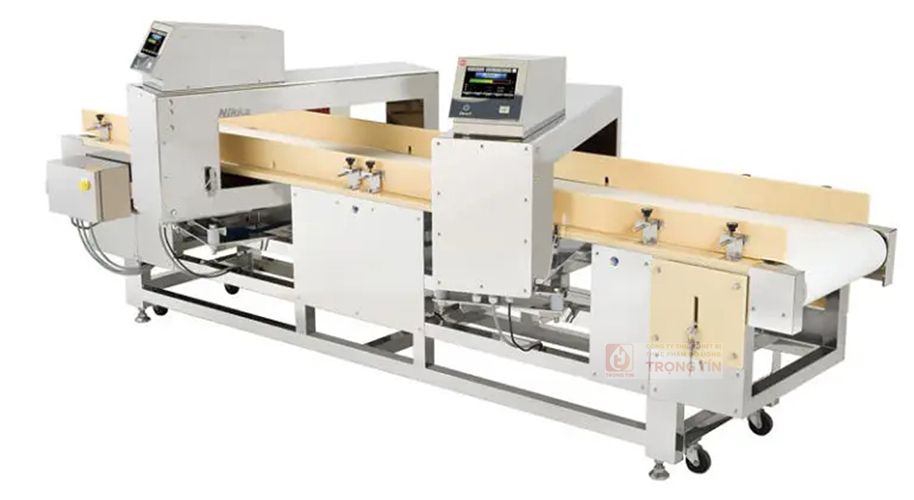 Máy dò kim loại cho sản phẩm cá, thịt