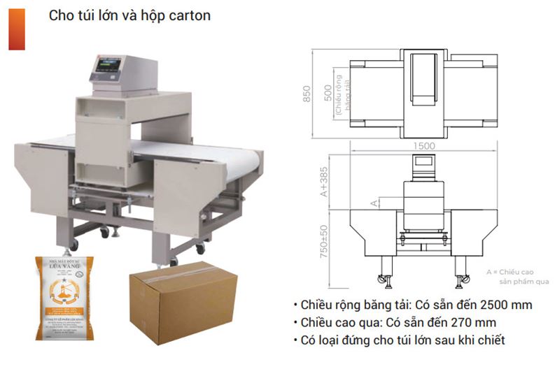 Máy dò kim loại Seri NA NA1 - B500 - CS