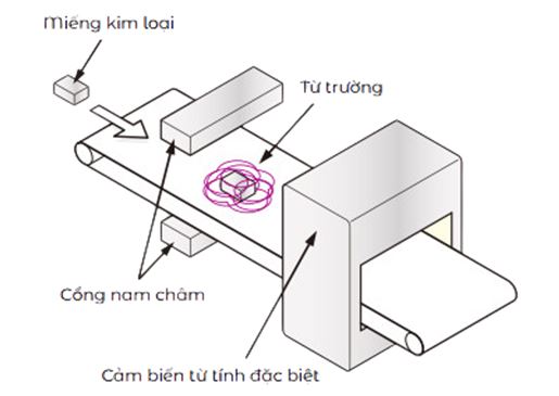 Máy dò kim loại từ tính cho sản phẩm hoa quả sấy, đông lạnh