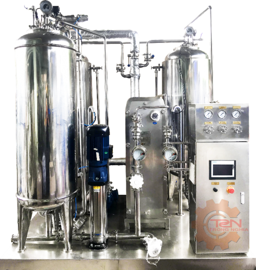 Máy phối trộn CO2