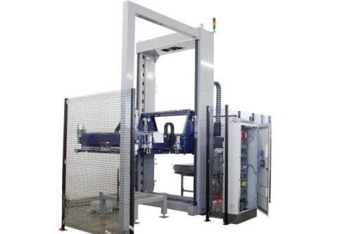 Máy rã pallet chai rỗng