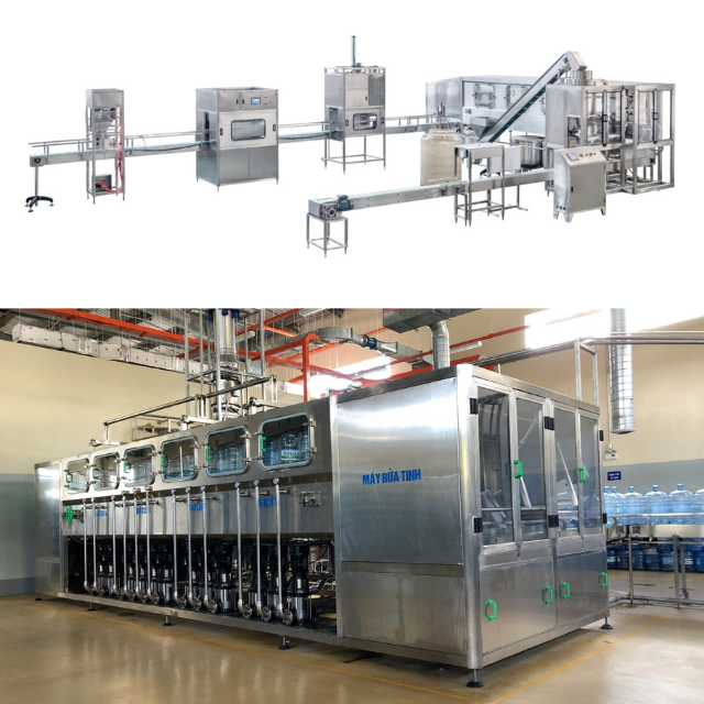 Dây chuyền nước đóng bình 20L