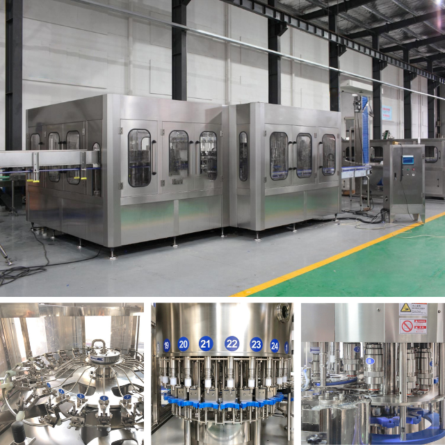 Dây chuyền nước tinh khiết đóng chai PET