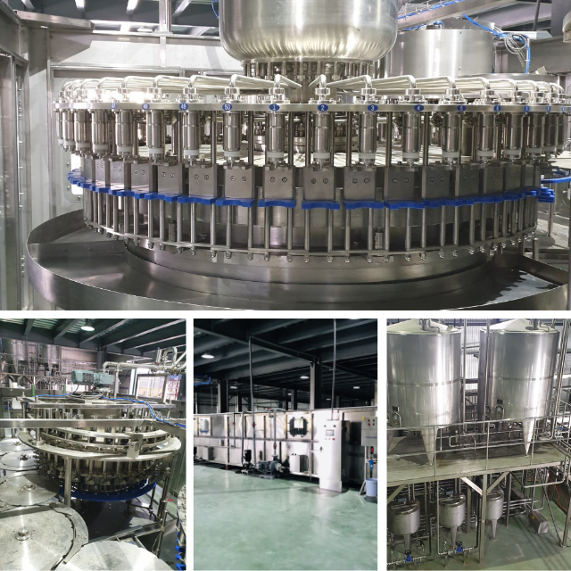 Dây chuyền nước trà xanh, trà thảo mộc đóng chai, lon