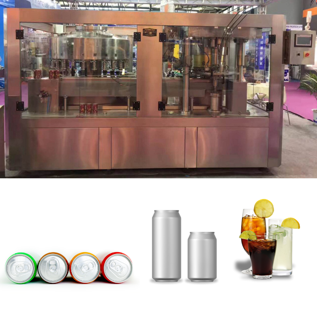 Dây chuyền nước trái cây đóng lon không gas